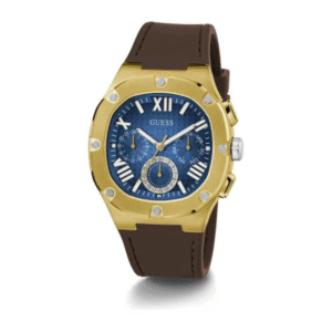 Reloj Guess Para Hombre, Caja De 42 Mm, Esfera Azul Y Correa