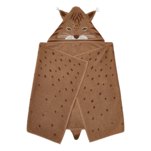 SKOGSDUVA Toalla con capucha, forma de lince/marrón